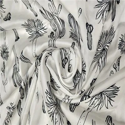 Satīna digitālās drukas audums