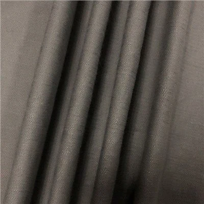 Tumši pelēks 100% kokvilnas slampa audums